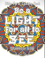 Bible Verse Coloring Book - Be A Light For All To See