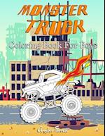 Monster Truck Coloring Book For Boys