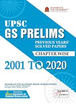 UPSC GS Prelims Previous years solved paper chapter wise 2001 to 2020