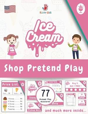 Ice Cream Shop Pretend Play Accessories