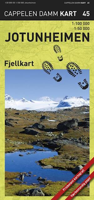 Jotunheimen fjellkart 1:100.000/1:50 000