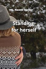 Standing for herself 