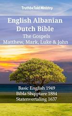English Albanian Dutch Bible - The Gospels - Matthew, Mark, Luke & John