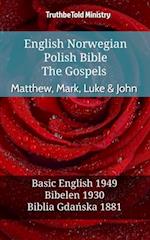 English Norwegian Polish Bible - The Gospels - Matthew, Mark, Luke & John