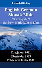 English German Slovak Bible - The Gospels V - Matthew, Mark, Luke & John