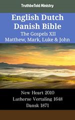 English Dutch Danish Bible - The Gospels XII - Matthew, Mark, Luke & John