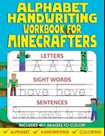 Alphabet Handwriting Workbook For Minecrafters 