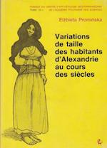 Variations de Taille Des Habitants D'Alexandrie Au Cours Des Siecles