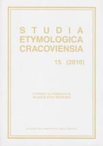 Studia Etymologica Cracoviensia 15 (2010)