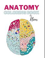 Anatomy coloring book by Fleur