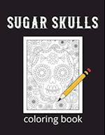 Sugar skulls coloring book