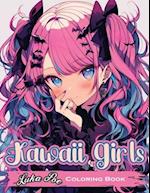 Kawaii Girls Coloring Book: Adorable and Fun Characters to Color 