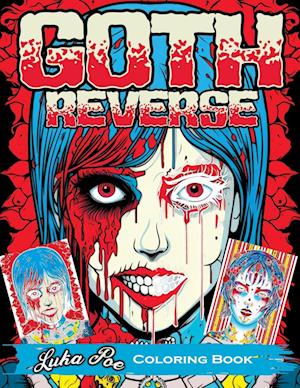 Gothic Reverse Coloring Book