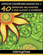 Livros de colorir para adultos vol. 1