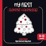 My First Advent Calendar: High Contrast Christmas Baby Book 