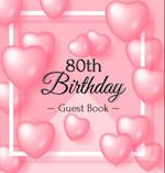 80th Birthday Guest Book