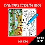 Christmas coloring book for kids ages 4-7 