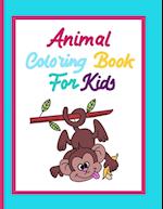 Animal coloring book for kids 