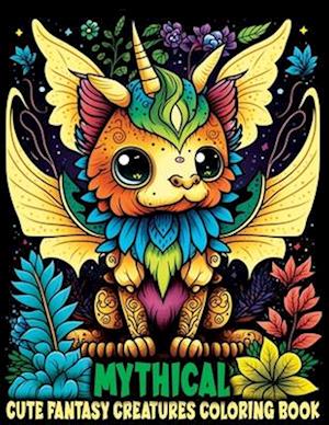 Cute Fantasy Mythical Creatures Coloring Book