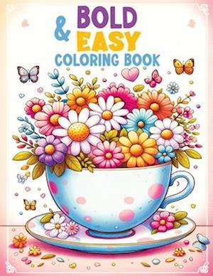 Bold and Easy Coloring Book