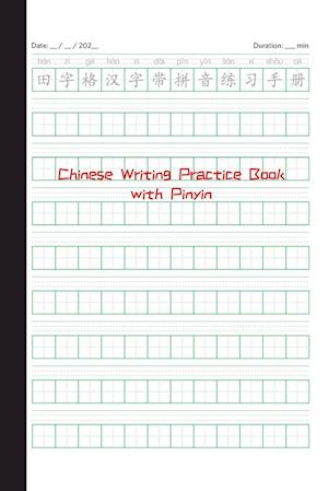 Chinese Writing Practice Book with Pinyin