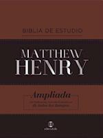Rvr Biblia de Estudio Matthew Henry, Leathersoft, Clásica, Con Índice
