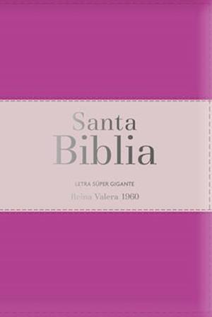 Biblia Rvr60 Letra Súper Gigante / Tricolor - Fucsia/Palo Rosa/Fucsia Con Índice Y Cierre (Bible - Rvr60 Super Large Print - Tricolor