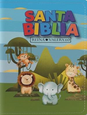 Biblia Rvr 1960 Compacta Para Niños Animales Vinilo Con Cierre (Bible Rvr 1960 Compact Size Children Animals Vinyl with Zipper (Spanish Edition)