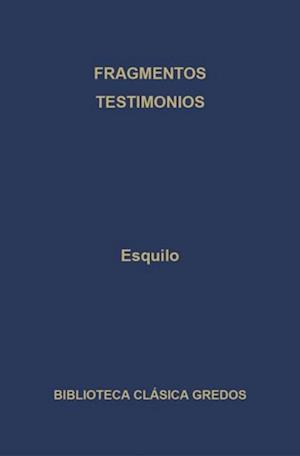 Fragmentos. Testimonios.