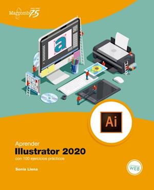 Aprender Illustrator 2020 con 100 ejercicios practicos