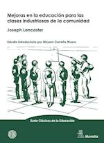 Mejoras en la educacion para las clases industriosas de la comunidad