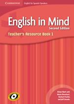English in Mind for Spanish Speakers Level 1 Teacher's Resource Book with Class Audio CDs (3)