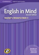English in Mind for Spanish Speakers Level 3 Teacher's Resource Book with Class Audio CDs (4)