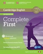 Complete First for Spanish Speakers Workbook without Answers with Audio CD