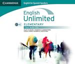 English Unlimited for Spanish Speakers Elementary Class Audio CDs (3)