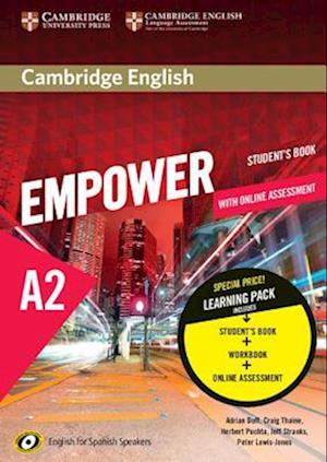 Cambridge English Empower for Spanish Speakers A2 Learning Pack (Student's Book with Online Assessment and Practice and Workbook)