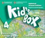 Kid's Box Level 4 Class Audio CDs (4) Updated English for Spanish Speakers