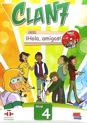 Clan 7 con Hola, amigos!. Nivel 4/A2.2, Libro del alumno, mit CD-ROM