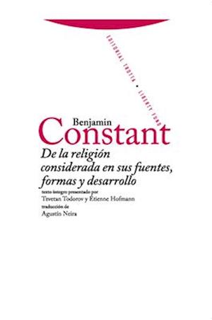 de la Religión Considerada En Sus Fuentes, Formas y Desarrollo