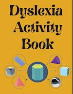 Dyslexia Activity Book.Educational book. Contains the alphabet ,numbers and more , with font style designed for dyslexia.