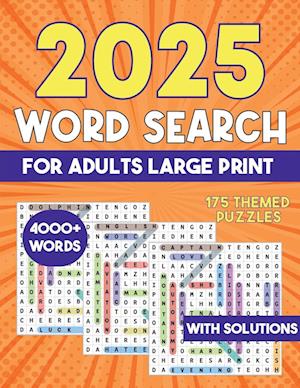 2025 Word Search for Adults Large Print 4000+ Words