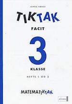 Matematik-Tak 3.kl. Tik-tak-, Facit