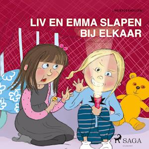 Liv en Emma: Liv en Emma slapen bij elkaar