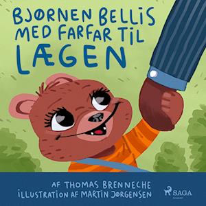 Bjørnen Bellis med farfar til lægen