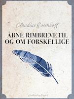 Åbne rimbreve til og om forskellige