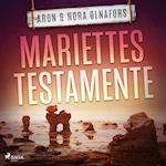 Mariettes testamente