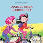 Lucia ed Emma in bicicletta