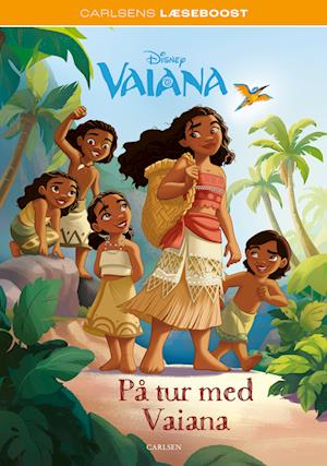 Carlsens Læseboost - Disney prinsesser: På tur med Vaiana-Disney-Bog