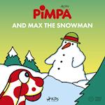 Pimpa and Max the snowman