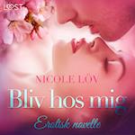 Bliv hos mig – erotisk novelle